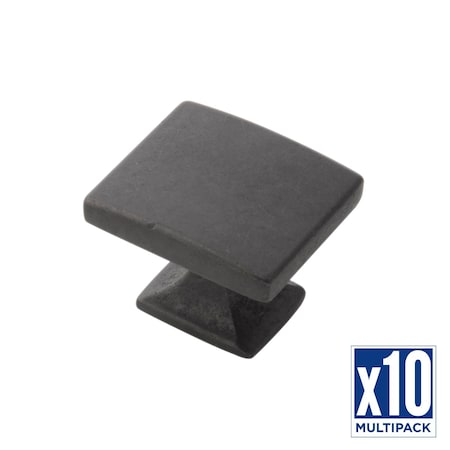 Hickory Hardware Knob 1-7/16 Inch X 1-1/4 Inch, 10PK H076699-BI-10B